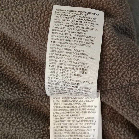 Gap Kids Winter Coat Jacket with fixed hoodie Youth sized XXL Green in color. - Picture 14 of 16